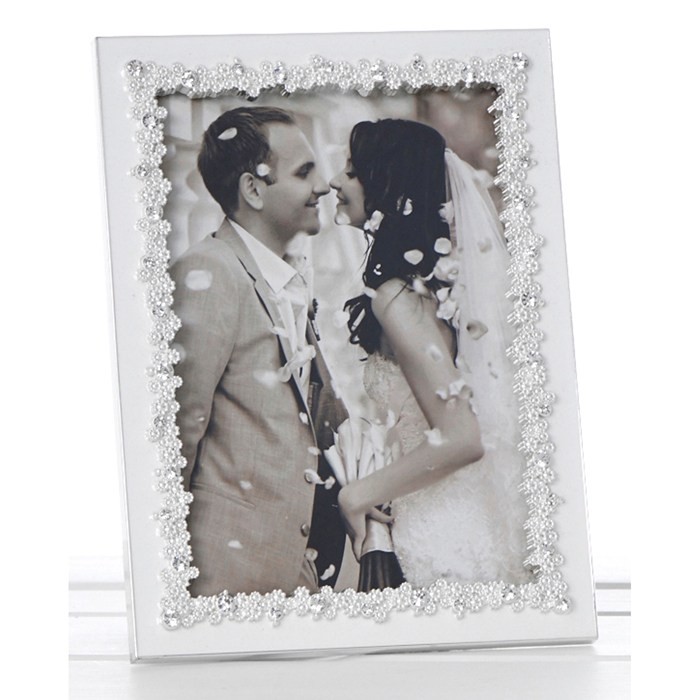 White Diamond Cluster Frame 15x20