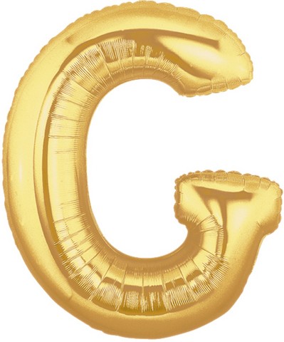 40in Gold Letter 'G' Foil