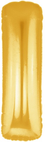 40in Gold Letter 'I' Foil