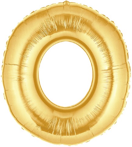 40in Gold Letter 'O' Foil