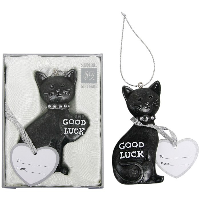 Lucky Black Cat Wedding Keepsake