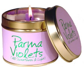 Lily Flame 'Parma Violets' Scented Candle