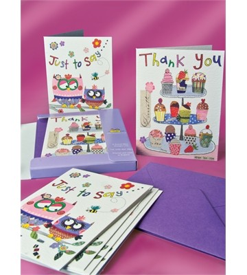 Thank you Mini Wallets/Cupcakes & Owls