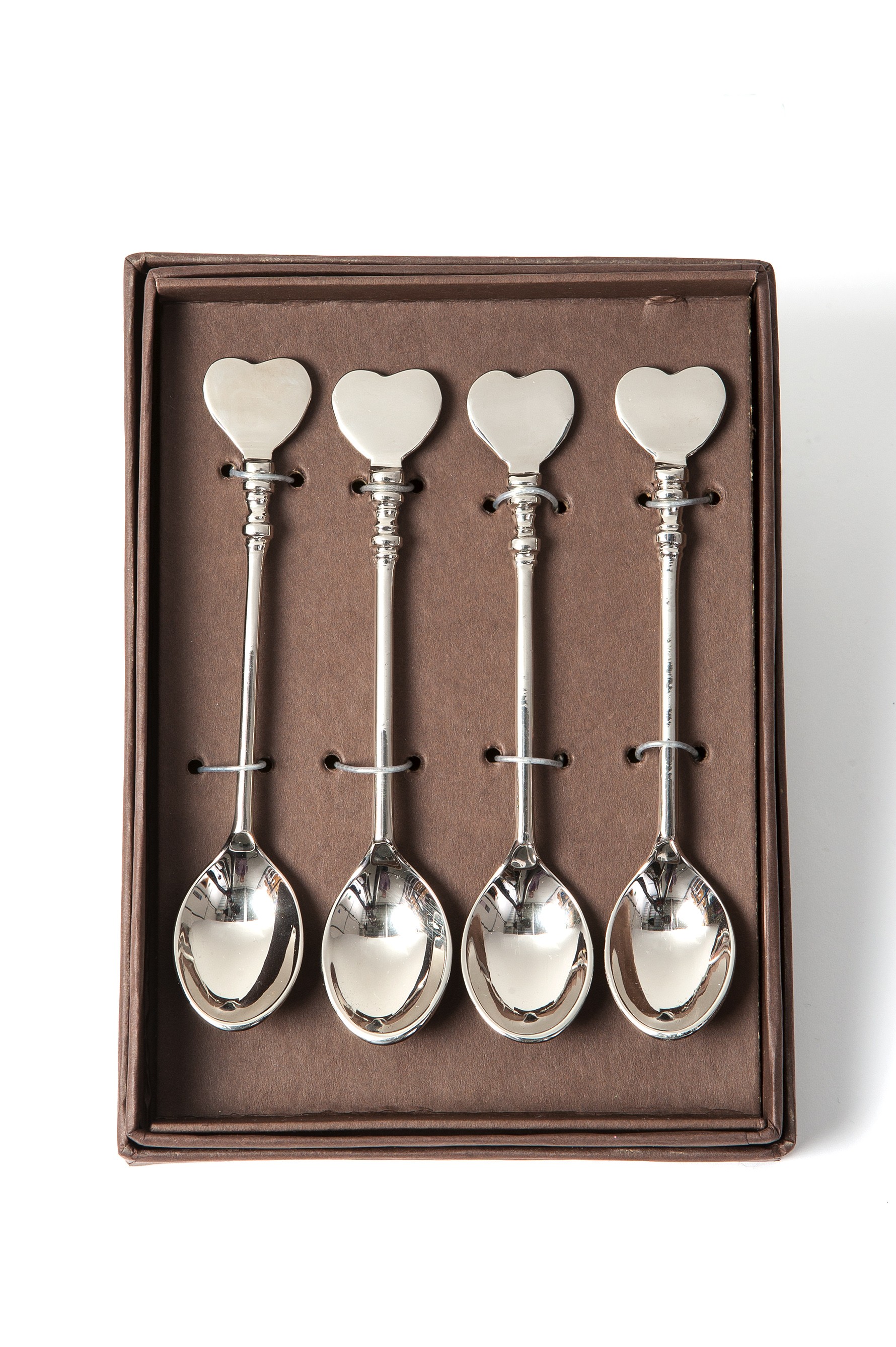 Heart Handle Dessert Spoons