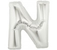 40in  Silver Letter 'N'  Foil