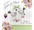 Anniversary Mum & Dad- 'Birds & Birdcage ’ - SORRY OUT OF STOCK