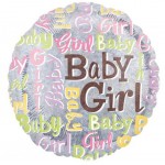 18in Baby Girl Sparkles Foil