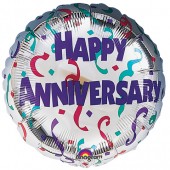 18in  Anniversary Celebration Foil