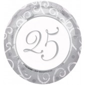 18in 25th Anniversary Foil