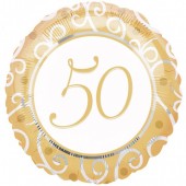 18in 50th Anniversary Foil