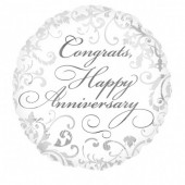18in Elegant Congrats Foil Balloon